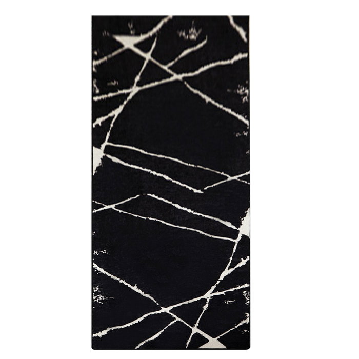 Conceptum Alfombra de Pasillo 80 x 200 Blanco y Negro Conceptum Alfombra de Pasillo 80 x 200 Blanco y Negro